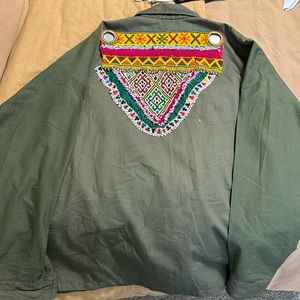 Military jacket with bling!
